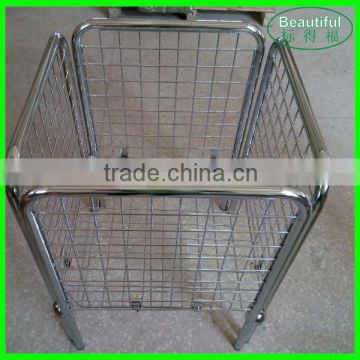 Moveable,Custom Warehouse Storage Wire Basket