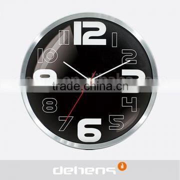 DEHENG wall clock modern black and white for teenager