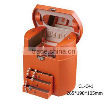 Alibaba china supplier luxury leather jewelry case