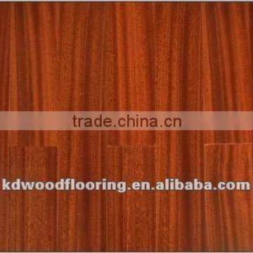 Water resistant Engineered wood Sapele flooring
