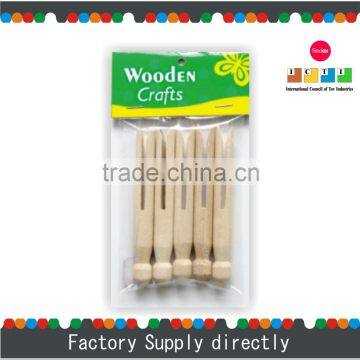 DIY Wood Crafts Accessory, Wooden Pegs, Wooden Peg for DIY Doll