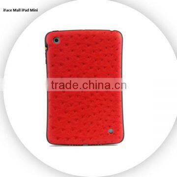 Color leather smart case for iPad mini 1/2, iFace mall Sponge design cover case for iPad
