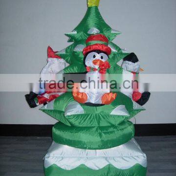 Rotating 360 Degrees Inflatable Christmas Decoration Outdoor photo-2