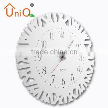 Beautiful MDF Round Wood Wall Clock for Decoration photo-2