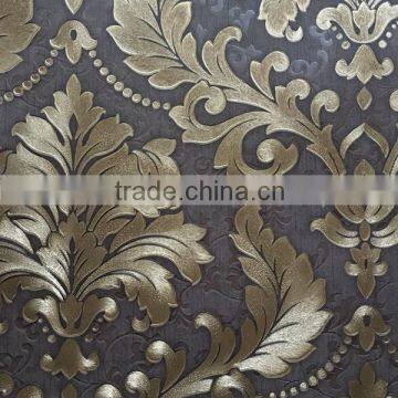 Classic Latest Italy Design Deep Embossed Wallpaper photo-4
