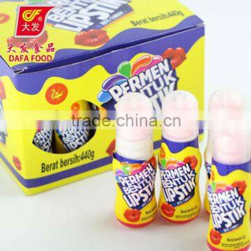 Dafa fruit powder lip stick candy and sweets,sweet candy