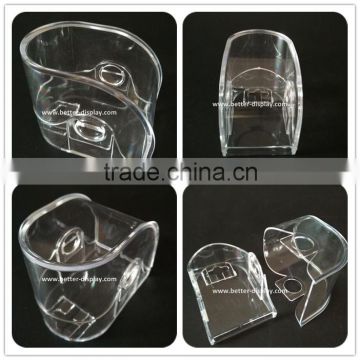 custom acrylic clear plastic watch packaging box for gift