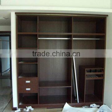 2015 double color wardrobe design furniture bedroom