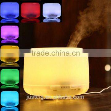 500ml Aromatherapy Essential Oil Diffuser Ultrasonic Air Humidifier with 4 Timer Settings 7 LED Color Changing Lamps
