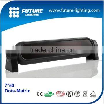Programmble 7*50dots 12v car led running message display