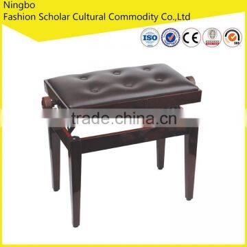 2015 the most classic and newest style piano bench with buttons on the surface