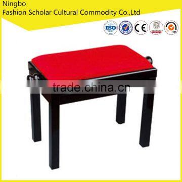 Red surface piano chair