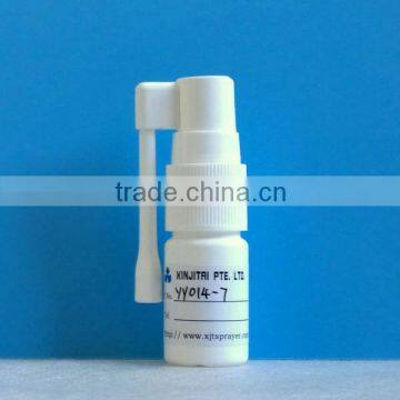 5ml White Color PP Throat Spray Bottle with Rotatable Rod Nozzle