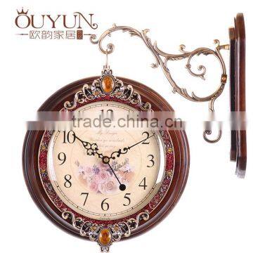 Round retro style chinese custom size wall clock