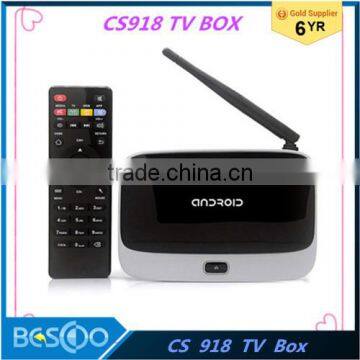 2016 Original CS918 TV Box Quad core 1G/ 8G RK3188T Android TV BOX smart tv Media Player WiFi