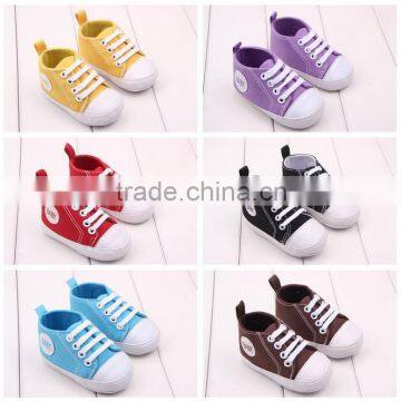 Foreign Trade Spring 0-1 Years Old Classic Baby Canvas Shoes