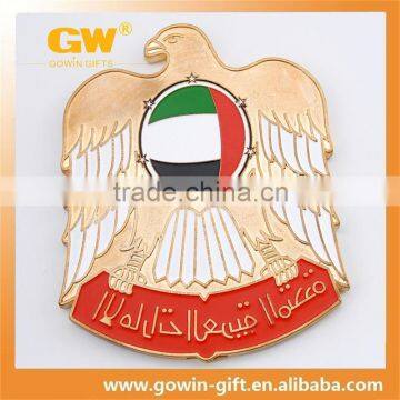 hot sales custom Metal pin Badge in plating gold and enamel