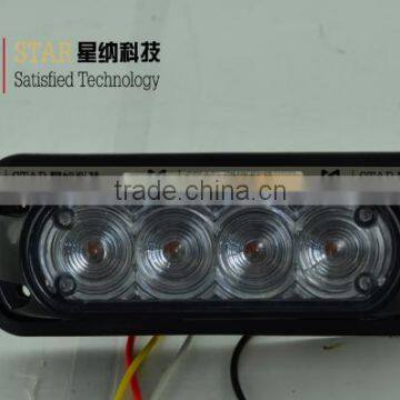 1W*4LED Led Emergency Car Strobe Heed Light 12V photo-2