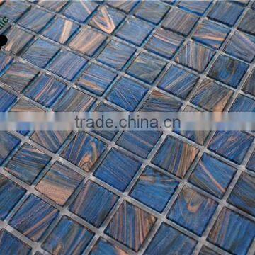 SMH10 Building Materials Mosaic Wholesale Columns Mosaic Goldline Glass Mosaic photo-4