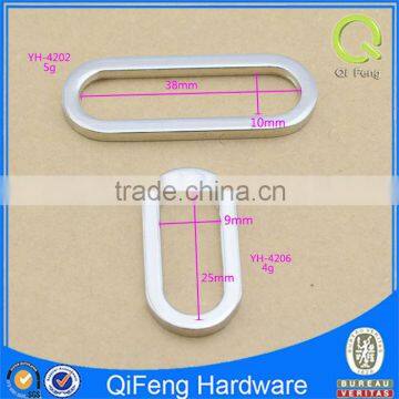 Oval Ring Zinc Alloy Nickel Color Hardware