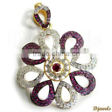 Ruby Diamond Pendants, Diamond Pendants, Pendant Jewelry