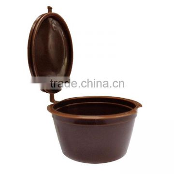 Reusable Dolce Gusto Coffee Capsule,Plastic Refillable Compatible Filter Baskets Capsule