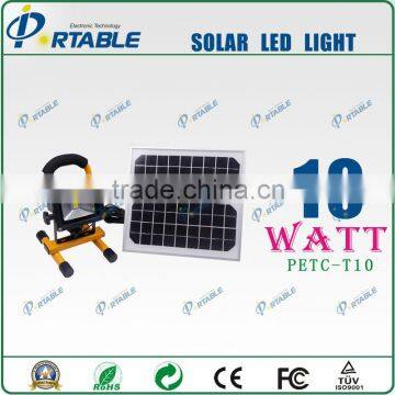 Outdoor portable solar light with 4000mAh battery