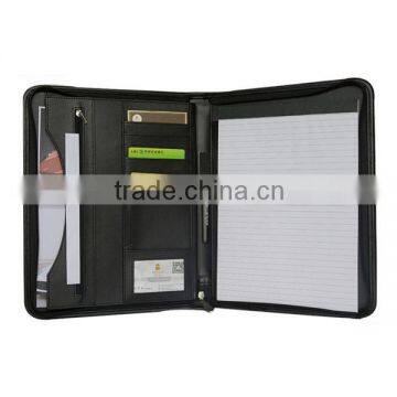 Hot Selling Custom Leather Folder/PU Portfolio/file Folder With LOGO photo-5