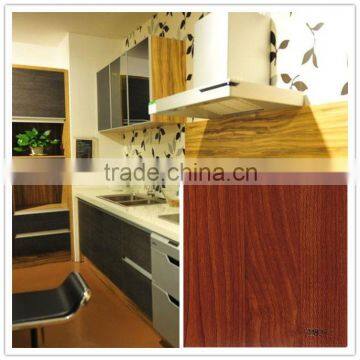 high quality wood grain decorative lamination film for furniture