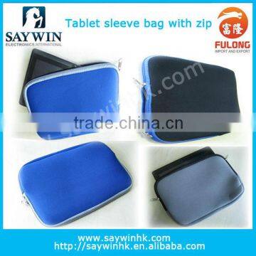 Hot selling neoprene zipper case for 7 inch