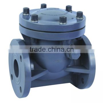 POV low price 1 inch plastic swing check valve flange type