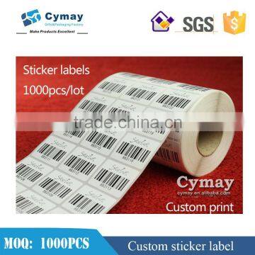 Custom print sticker,warning sticker,bar code sticker