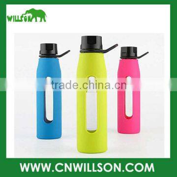 OEM new design 600ml glass water bottle manufacturer