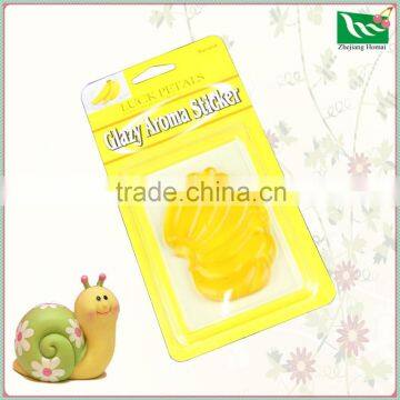 Yellow banana air freshener stickers/ cheap air freshener