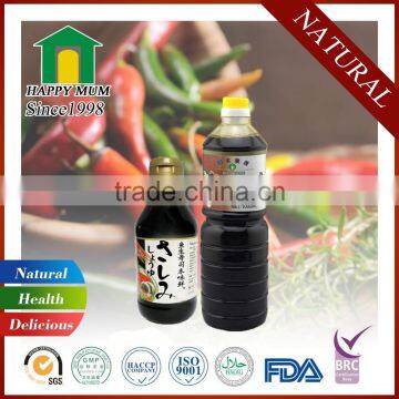 ISO9001 Seafood soy sauce for Sashimi factoty since 1998