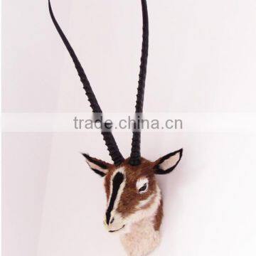 Taxidermy synthetic plastic antelope head