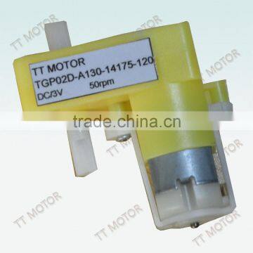 3-6V dc motor biaxial dc geared motor right-angle for 4wd smart car