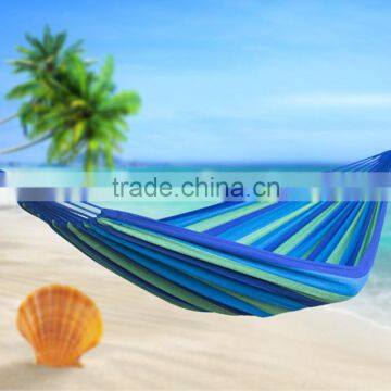 colorful stripes double rocking hammock swings with best price