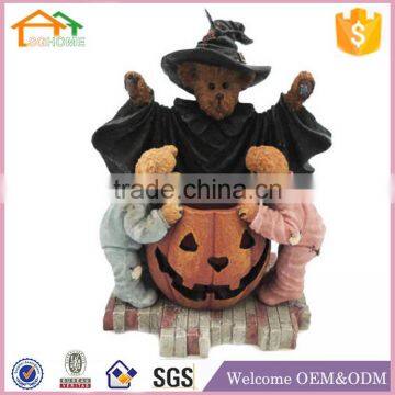 Factory Custom made best home decoration gift polyresin resin halloween pumpkin figurines