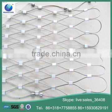 zoo mesh steel cable wire rope netting price ferrule types bird netting factory