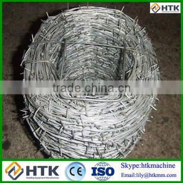 China Factory Price Double Twist High Tensile Quality 400M Hot Dipped Galvanized Steel Barbed Wire for Cattle Farm photo-2