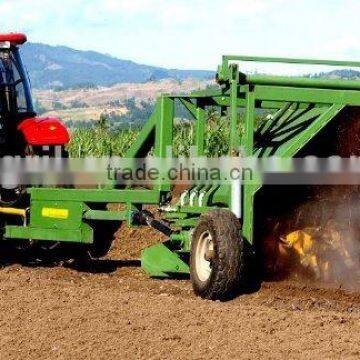 hot sale new design tractor towed hydraulic compost turner windrow turner windrow mixer with CE cetification