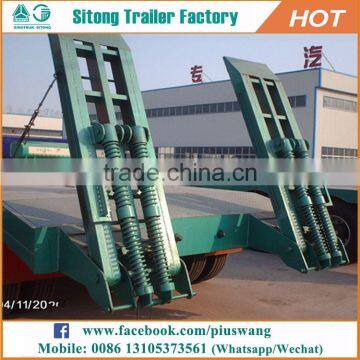Inexpensive Lowboy Trailer Height 60-100 Tons For Construction Machinery Low Bed Truck Trailer photo-6