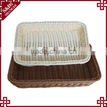 Wholesales Beautiful Handmade PE Rattan Bath Basket for Storage Hotel Bath Gift Set photo-4