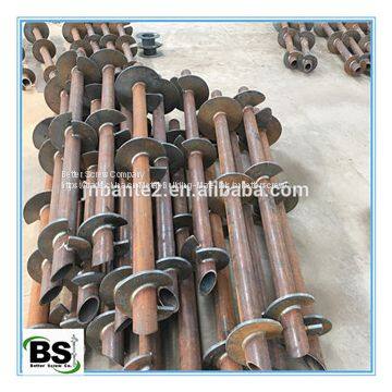 high quality helical screw piles(china professional manufacturer)