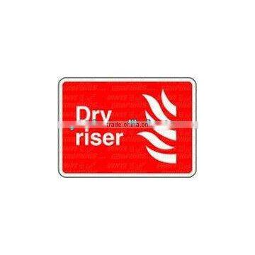 Dry Riser Safety Sticker