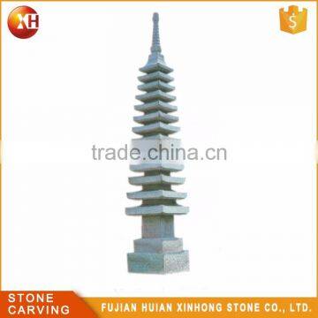 Chinese Stone Granite Hand Carving Pagoda Decoration