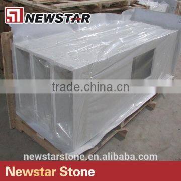 Resin Composite Synthetic Quartz Stone Vanity Top photo-3