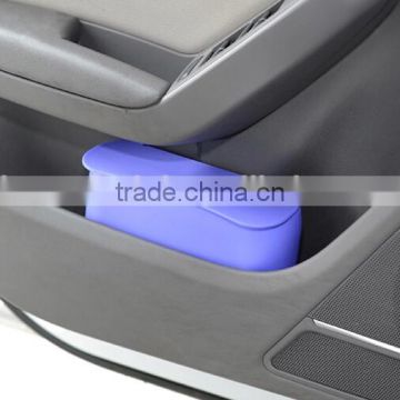 Car accessories soft silicone garbage can