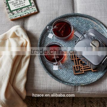 Laser-Cut Walnut Teapot Trivet dish trivet exclusive trivet